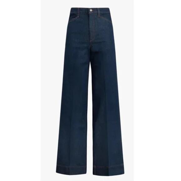 FAVORITE DAUGHTER The Mischa Super High Waist Wide Leg Jeans Size 34 NWOT - Picture 1 of 5